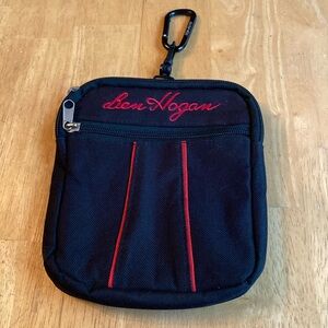 Ben Hogan black canvas bag 7x5,5x1” in great condition